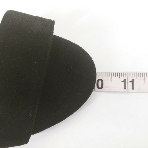 Midnight Velvet Womens Tri Colored Sandals Pumps Buckle Black Red White 10M New - Picture 6 of 11